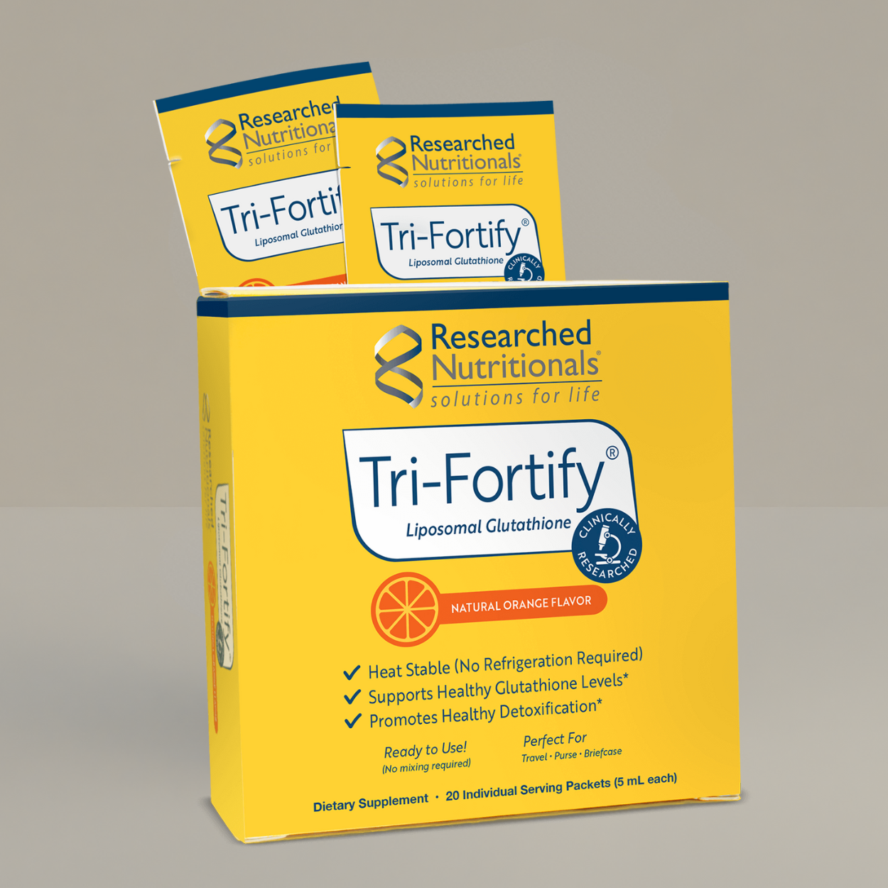 Tri-Fortify Orange - Liposomal Glutathione (20 Pack)