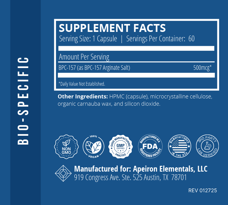 BPC-157 Capsules (500mcg)