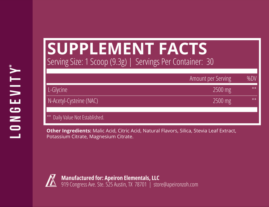 Staff: NAC + Glycine Powder