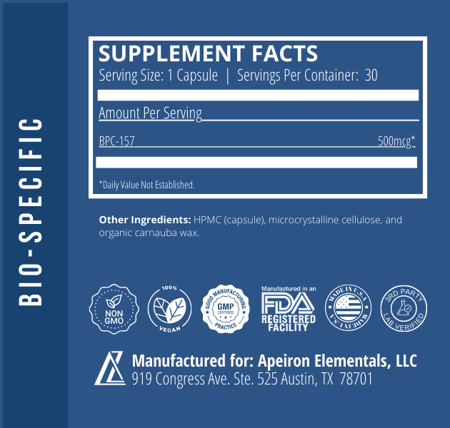 Staff: BPC-157 Capsules (500mcg)