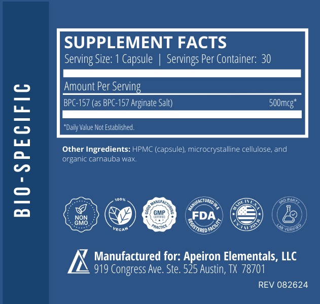 BPC-157 Capsules (500mcg)