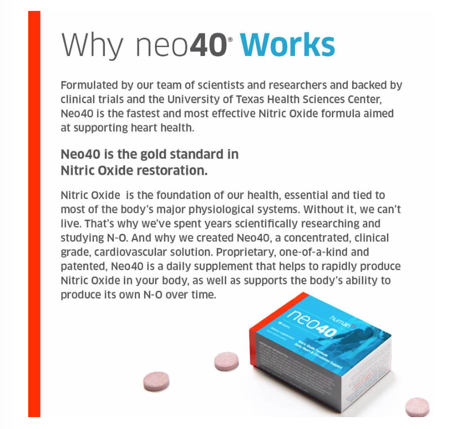 Staff: Neo40 Nitric Oxide Formula