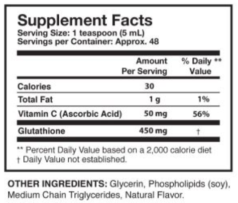 Tri-Fortify Orange - Liposomal Glutathione (48 doses)