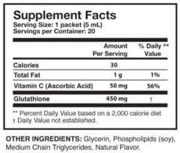Staff: Tri-Fortify Orange - Liposomal Glutathione (20 Pack)